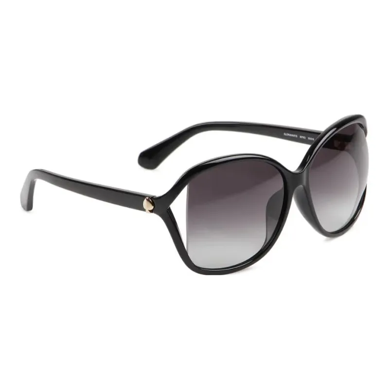 Kate Spade Polycarbonate Round Sunglasses Women's Black-1