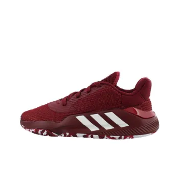 Adidas Bounce Sm Pro 2019 Anti-Slip Wear-Resistant Low-Top Casual Shoes Men's Red