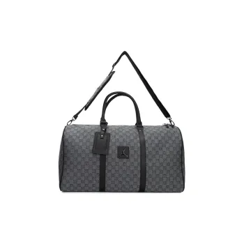 Jordan Polyester One Shoulder Crossbody Bag, Travel Bag Regular Unisex Black