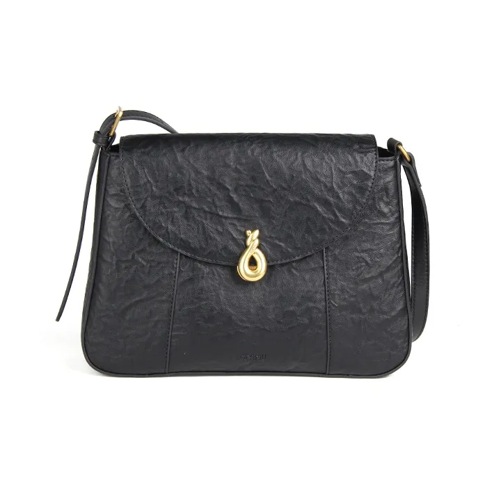 YOCAMU Cow Leather Messenger Bag, Portable Crossbody Bag, Shoulder Bag Medium Size Women's Multicolor-12