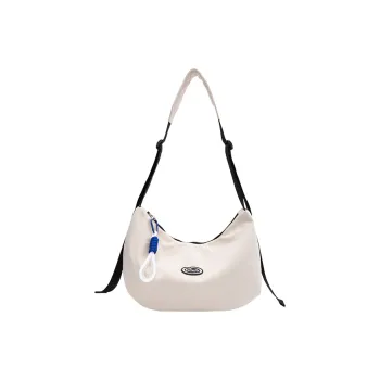 SEM/R Polyester Dumpling Bag Crossbody Bag Medium Size Unisex Milky White Fantasy Pink Black