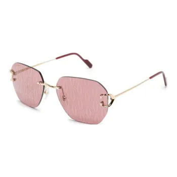 Cartier Eyewear Logo-decal Frameless Sunglasses