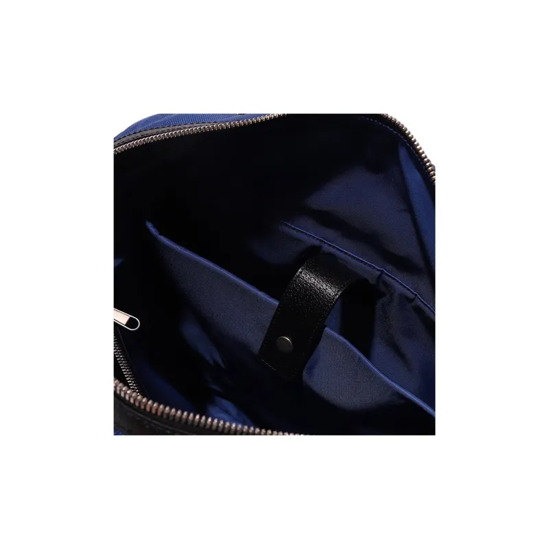 GUCCI Leather Portable Backpack Men's Blue-3