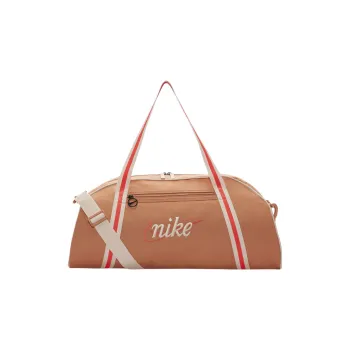 Nike Polyester Training Bag Handbag Shoulder Bag Crossbody Bag Gym Bag Large Size Unisex Amber Brown & Bright Dark Red