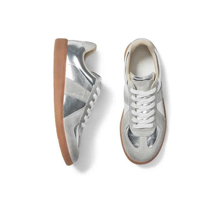 GG CC German Army Trainers Cushioned Anti Slip And Wear Resistant Lightweight Low Top Versatile Casual Shoes Women's-1