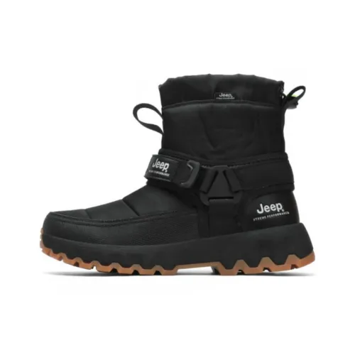 Jeep Snow Boots Unisex Black