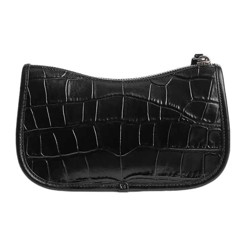 COACH Swinger Cow Leather Handbag Shoulder Bag Small Size Women's Black-2