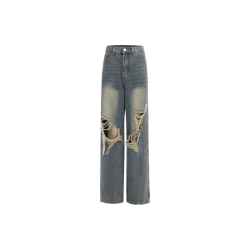 Prinstory Jeans Women's Vintage Blue Pants