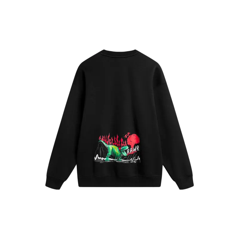 LiNing x DISHINIBAOBAOLONG Sweatshirt Unisex Black-1