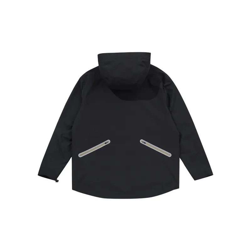 SET FUNS Spring And Fall Season Outdoor Style Jacket Brand Logo Men's Charcoal Black-1