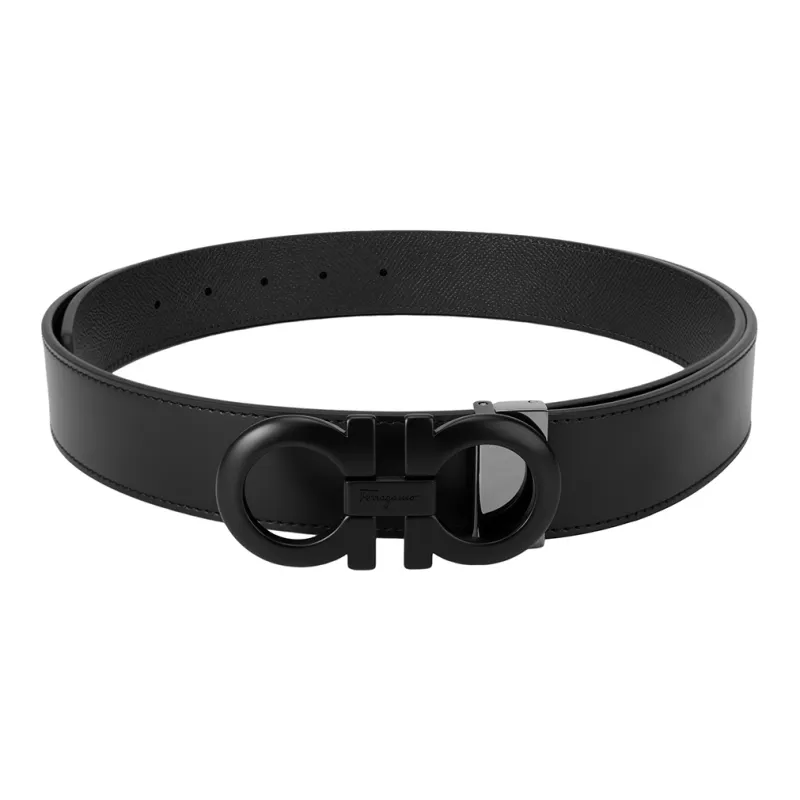 Ferragamo Gancini Leather Belts Men-3