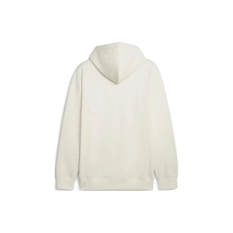 PUMA CLASSICS CAFE Hoodie Fleece Sweatshirt Men's White-1