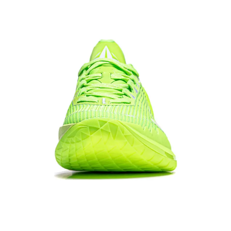 LINING JB2 Basketball Shoes Men Low Top Fluorescent Vanilla Green-4