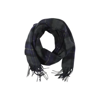BARBOUR Knit Scarves Men's Gray