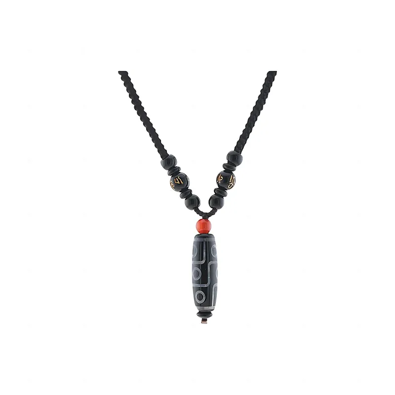 Seven Little Craftsmen Agate Jade Necklaces Unisex-2