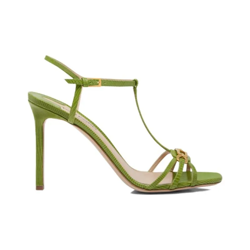 TOM FORD One Strap Sandals 10.5cm Women's Green-1