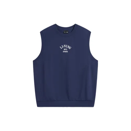 LiNing Weekend Youth Tank Tops Unisex Dark Ship Blue