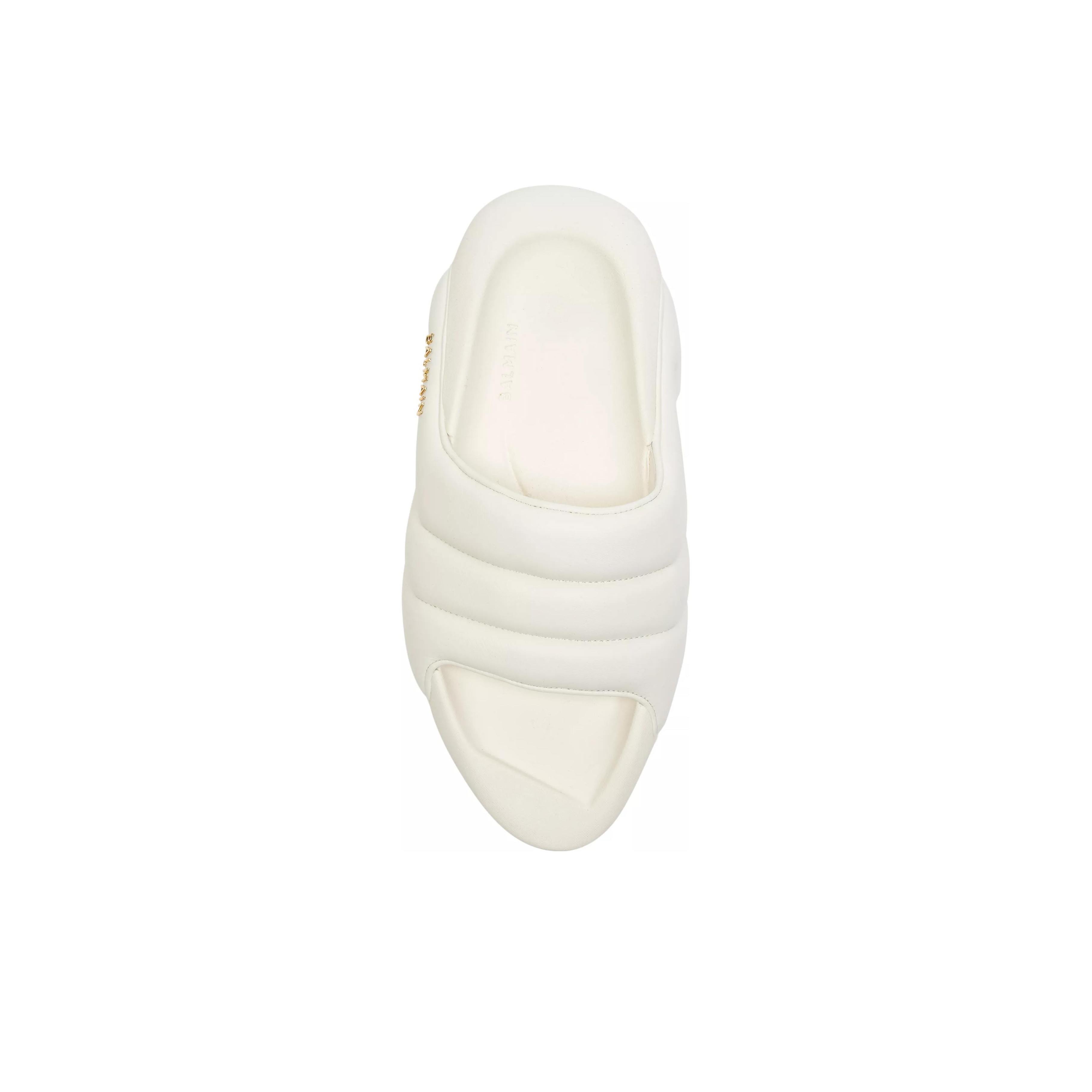 【関税込み】Balmain ホワイト B-IT ミュール BALMAIN B-IT Slide Slippers Men White - POIZON