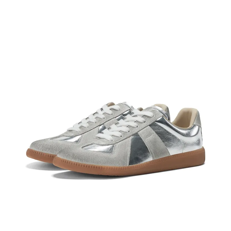 GG CC German Army Trainers Cushioned Anti Slip And Wear Resistant Lightweight Low Top Versatile Casual Shoes Women's-2