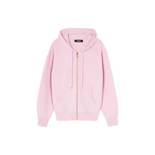 VERSACE Sweatshirts Women's Light Pink Red