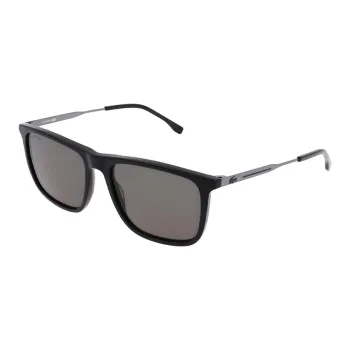 LACOSTE Acetate Square Sunglasses Unisex Black