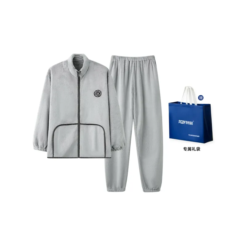 Floating light islands Men Pajama Sets-0