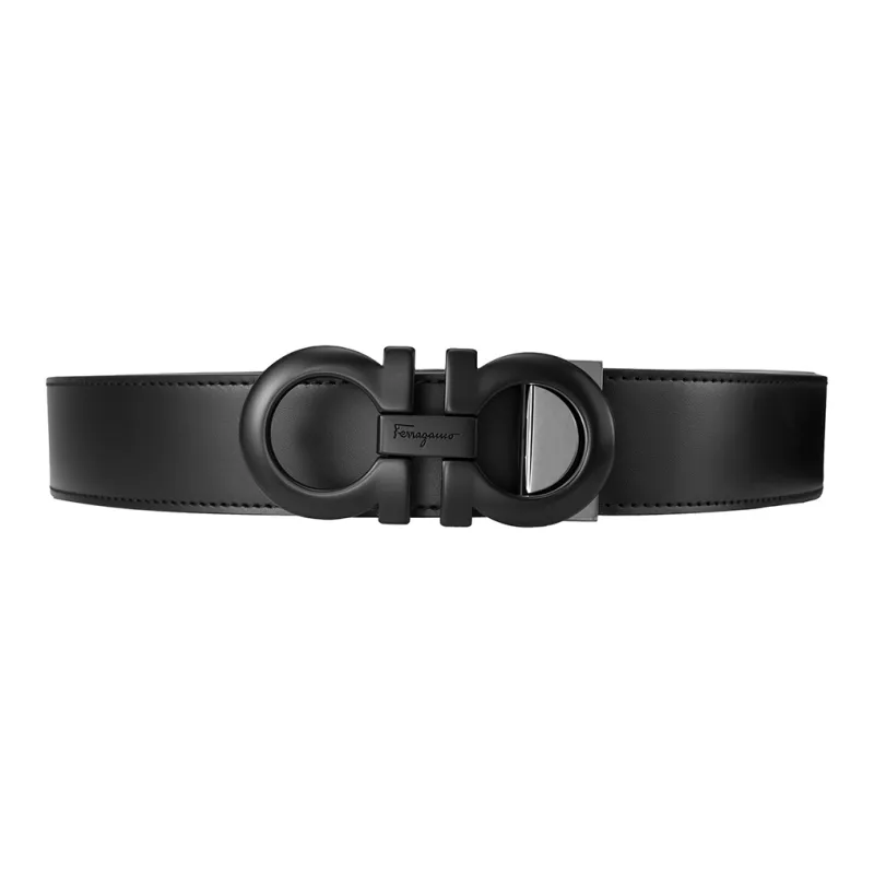 Ferragamo Gancini Leather Belts Men-2