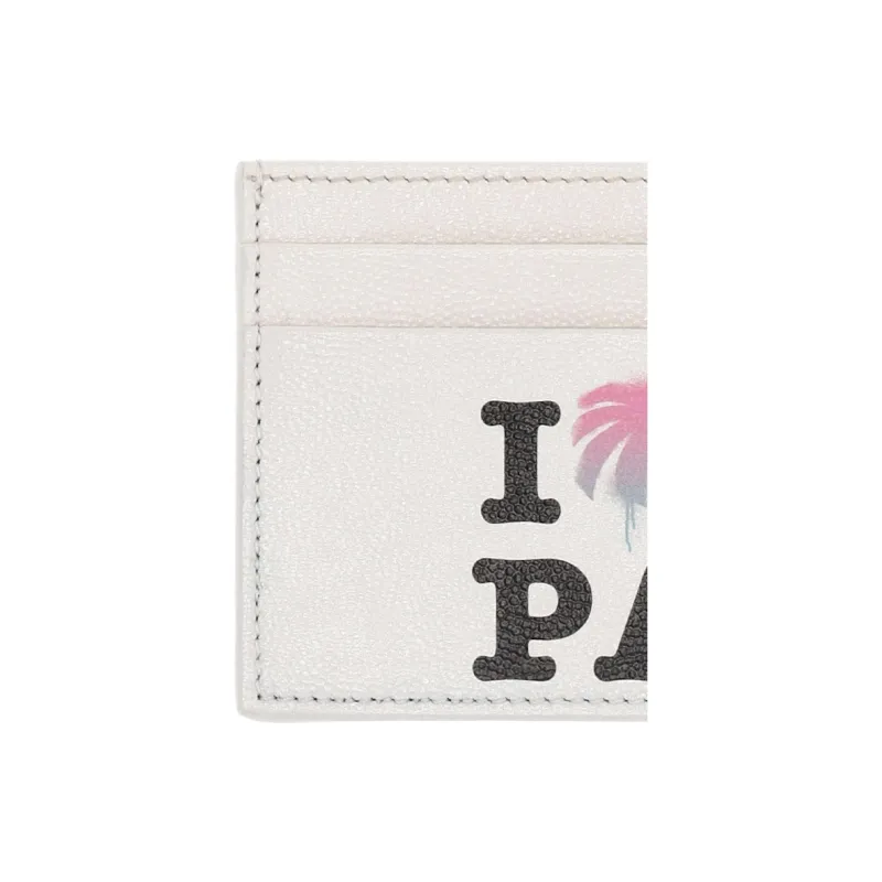 PALM ANGELS I Love Pa Leather Cardholder-2