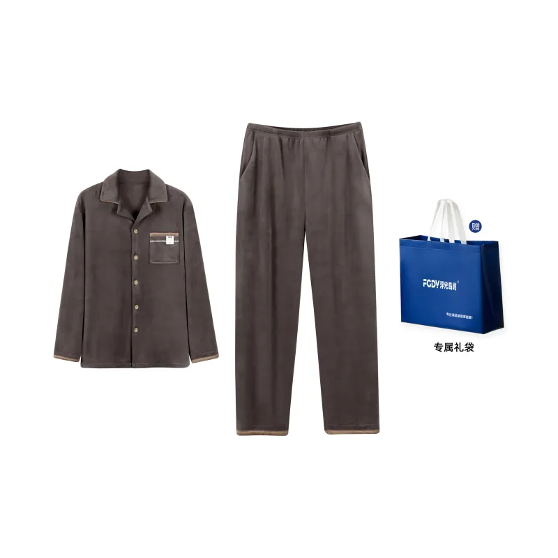 Floating light islands Men Pajama Sets-0