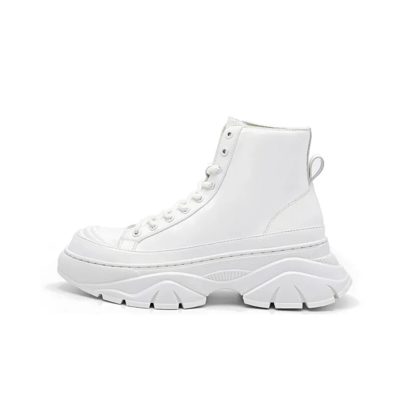 PEDRO Super Cool Collection Cushioning Wear-Resistant High-Top Chunky Sneakers Men's-4
