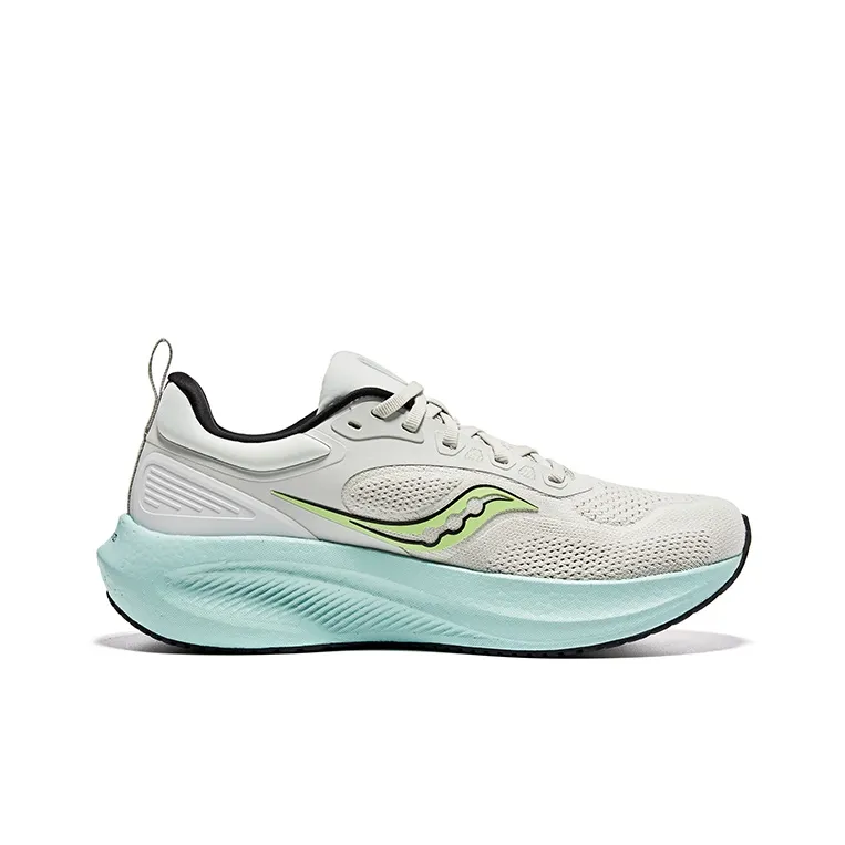 Saucony Surge 3 Cushioning Low Top Running Shoes Men's Gray Green-1