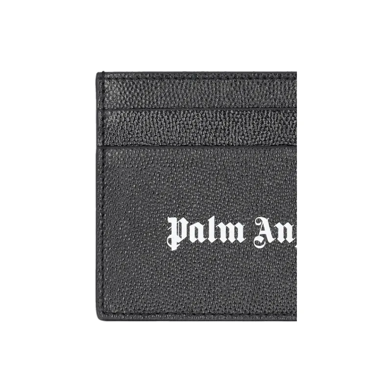 PALM ANGELS Gothic Logo print Cardholder-2