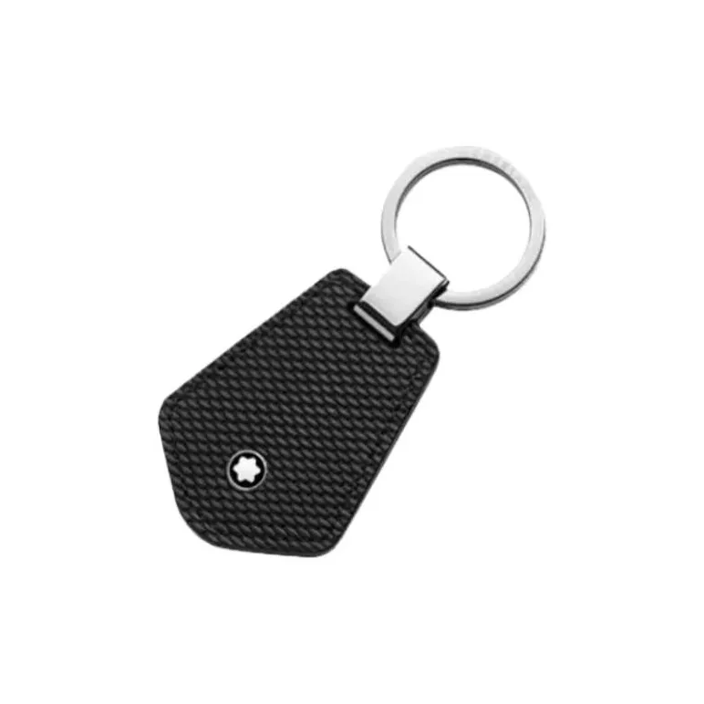 MONTBLANC Leather Business Card Holder Keychain Set Gift Box Set Trumpets Men's Black-4