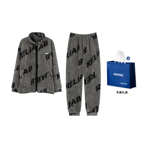 Floating Light Islands Pajama Set Gift Box Set Mens Light Blue
