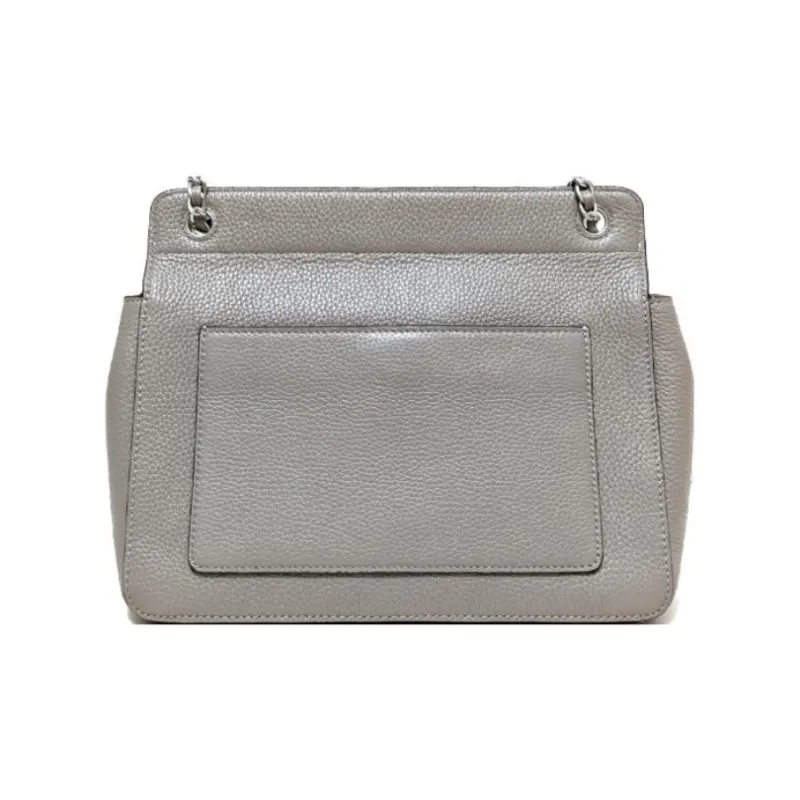 TORY BURCH Britten Leather Crossbody Bag, Shoulder Bag Women's Gray-2