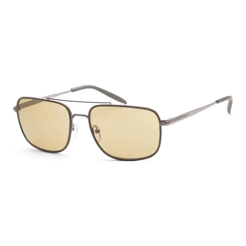 MICHAEL KORS Metal Irregular Shape Sunglasses Men's Brown-0
