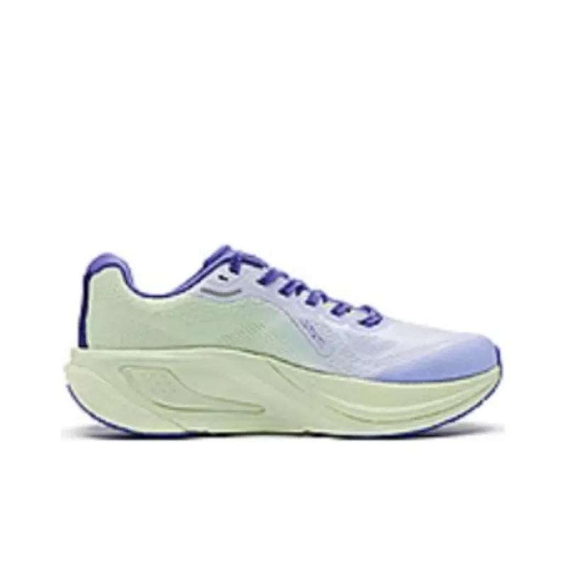 QIAODAN Borderless PRO Cushioning Wear Resistant Low Top Running Shoes Men's Purple Green-1