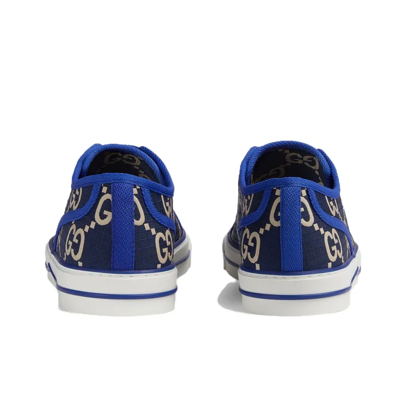 GUCCI Tennis 1977 Low 'GG Monogram Blue'-3