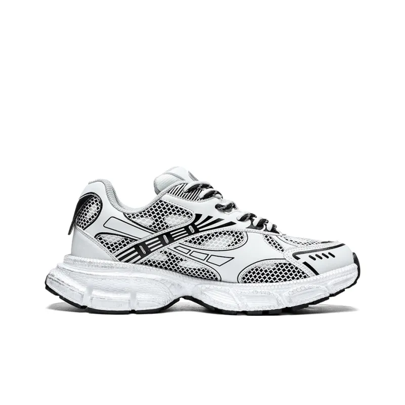 Kappa Anti Slip And Wear Resistant Lightweight Chunky Sneakers Men's White Black-1