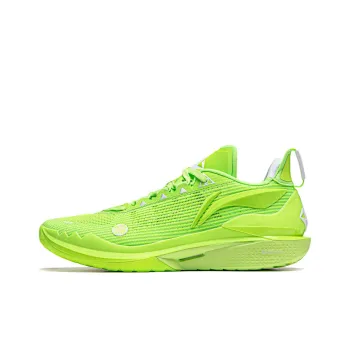 LINING JB2 Basketball Shoes Men Low Top Fluorescent Vanilla Green