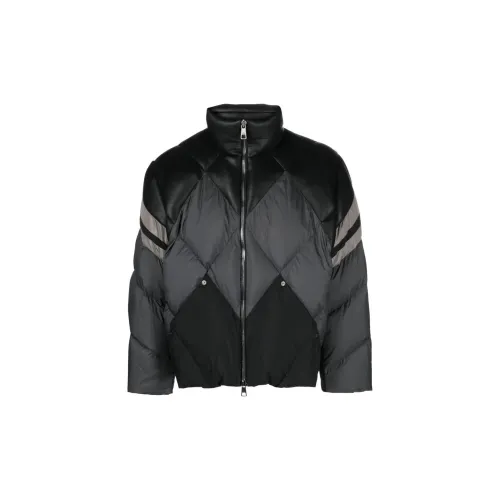Neil Barrett Panelled Mock-neck Padded Jacket