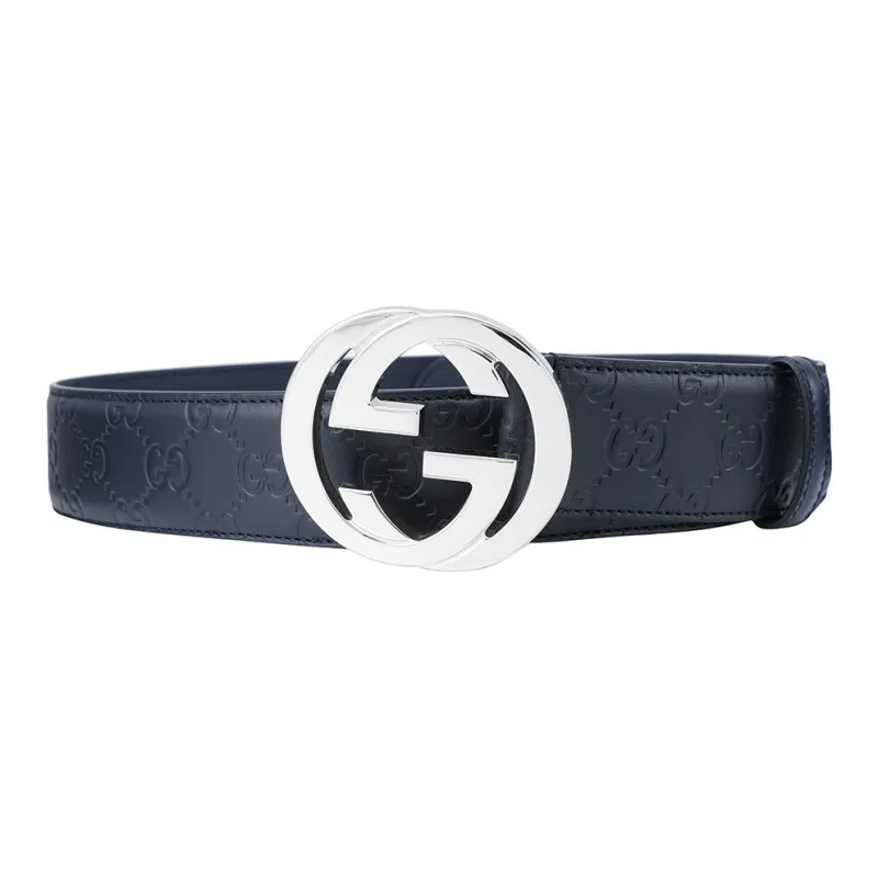 GUCCI Signature Leather Belts Men-3