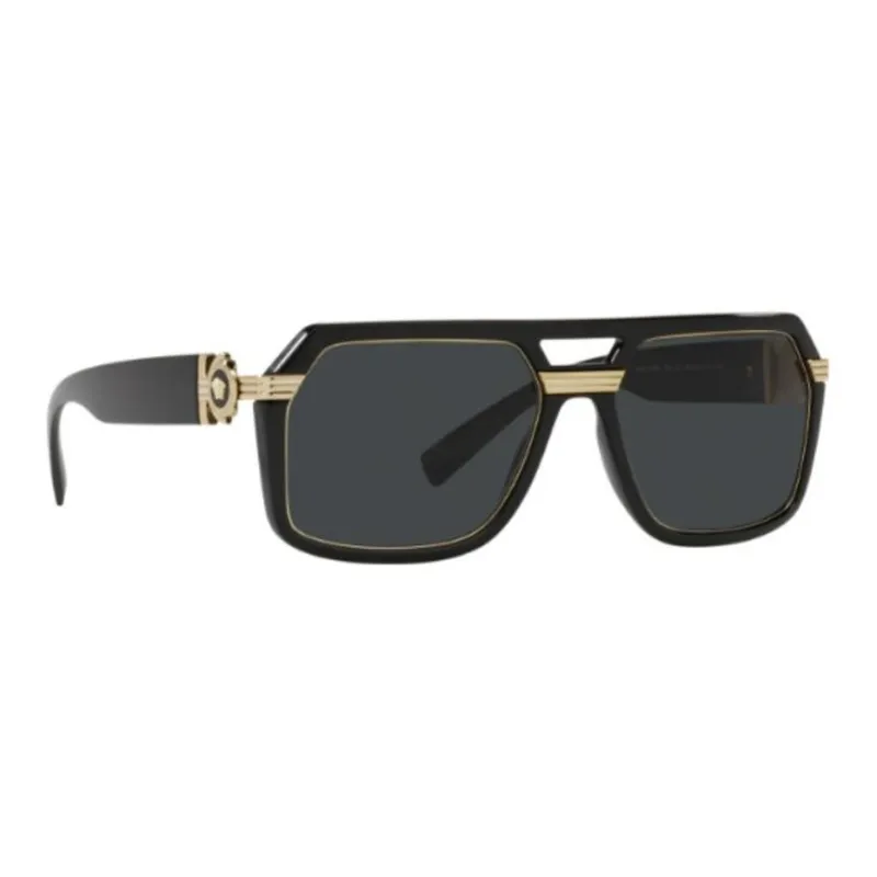 VERSACE Vintage Icon Pilot Square Frame Sunglasses-1