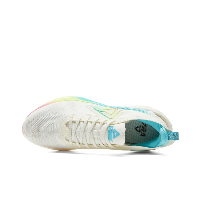 PEAK State Pole 6.0 Cushioning And Breathable Low Top Training Running Shoes Men's Ecru Ice Blue-3