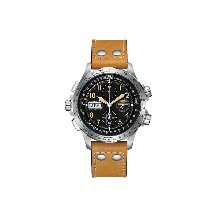 Hamilton Khaki Aviation X Wind Day Date Auto Chrono H77796535-0