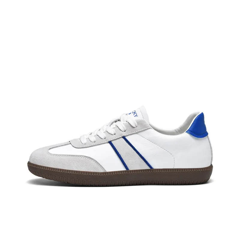 LUCKY BRAND Skateboard Shoes Unisex Low Top Gray Blue/Sand-0