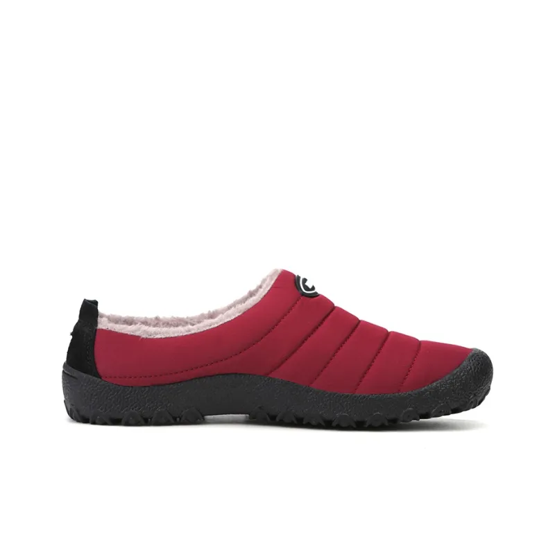 Leyang Wrap toe Slippers Women's Maroon-1