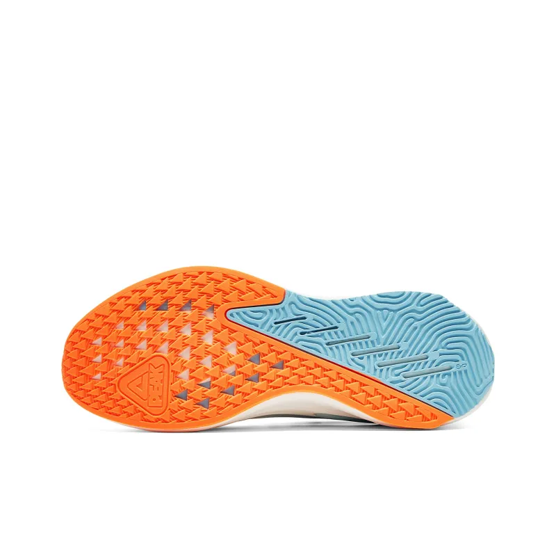 PEAK State Pole 6.0 Abrasion Resistant Breathable Low Top Training Running Shoes Men's All White Chrysanthemum Blue-5