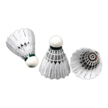 VICTOR Synthetic Shuttlecock 6 Pack Faux Fur Shuttlecocks