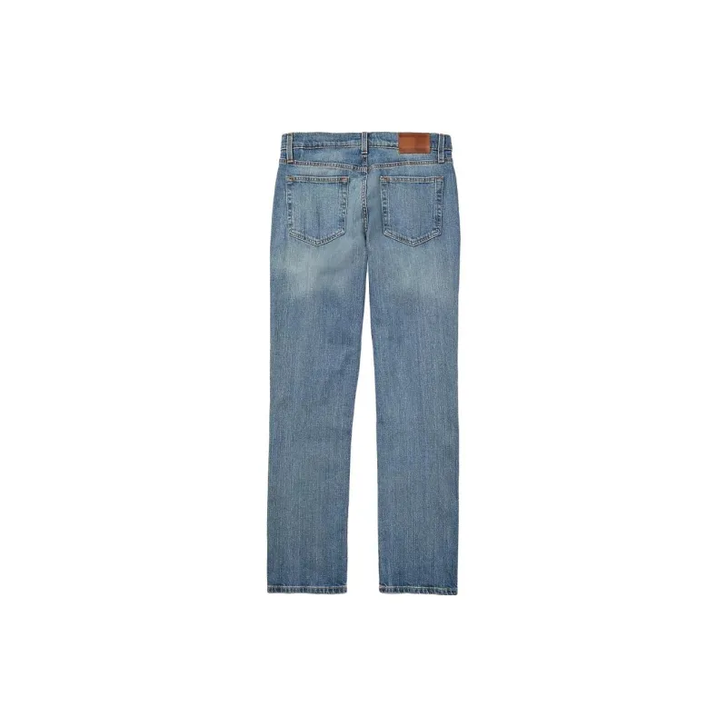 Tommy Hilfiger Straight Fit Jean Bottoms Light Wash Jeans Men's Light Blue-1